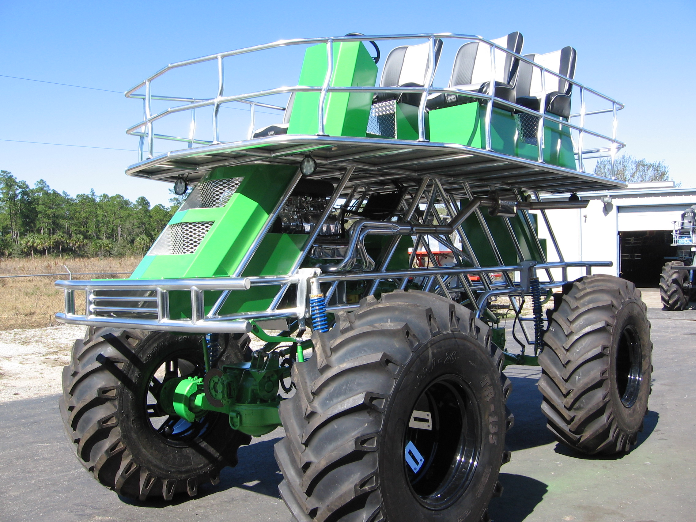 buggy bay florida frame swamp buggies blower motor aluminum wheels dished centers polished exhaust tires